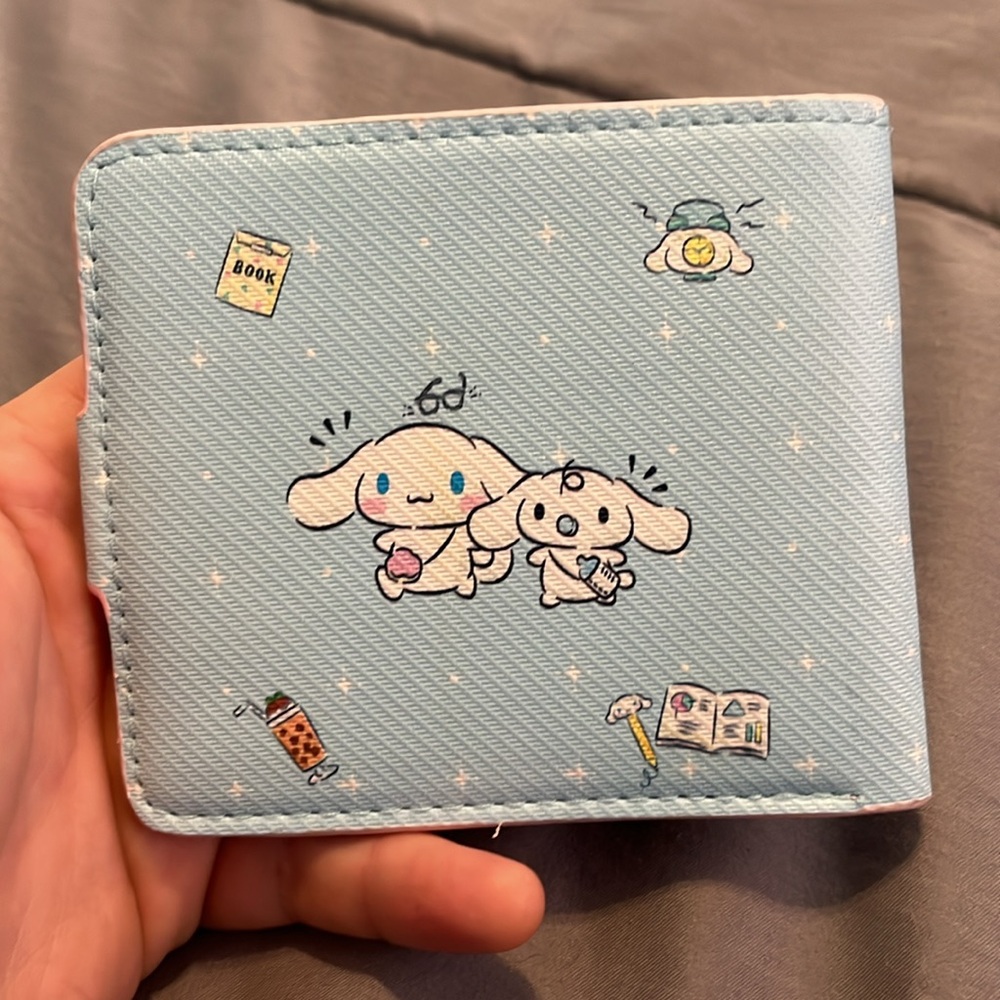 Sanrio Cinnamoroll kids snap wallet - Picture 2 of 3